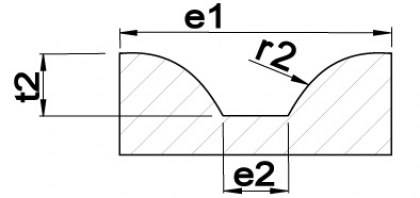 VHM Schmiertaschenfräser ISO 12128 Typ K